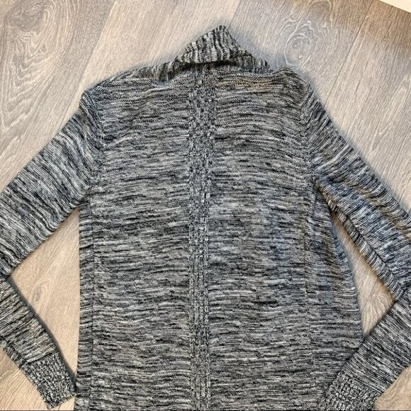 Aritzia Wilfred Flaubert Cardigan Sweater Duster Heathered Grey Draped Size  XS - Picture 12 of 14
